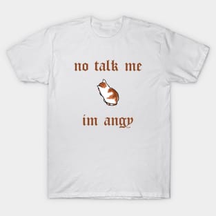 no talk me im angy T-Shirt